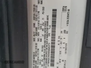 2017 Ford Transit Cargo z VIN 1FTBW2CM3HKB45373, wystawiony jako Copart lot #63834005 z przebiegiem 52 155 mil mil oraz Szkoda całkowita • Salvage title. Historia ofert i sprzedaży dostępna na DreamBid. Obrazek 13.