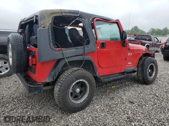 2005 Jeep Wrangler X с VIN 1J4FA39S45P385603, выставлен на аукционе Copart как лот 53449645 с пробегом Не указан миль и Списание • Salvage title. История ставок и продаж доступна на DreamBid. Изображение 3.
