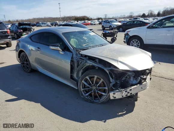 2021 Lexus RC with VIN JTHGA5BC1M5011158, listed as a Copart auction lot 45142884 with 5,877 mi miles. Bid and sale history available at carsss.com. Image 4.