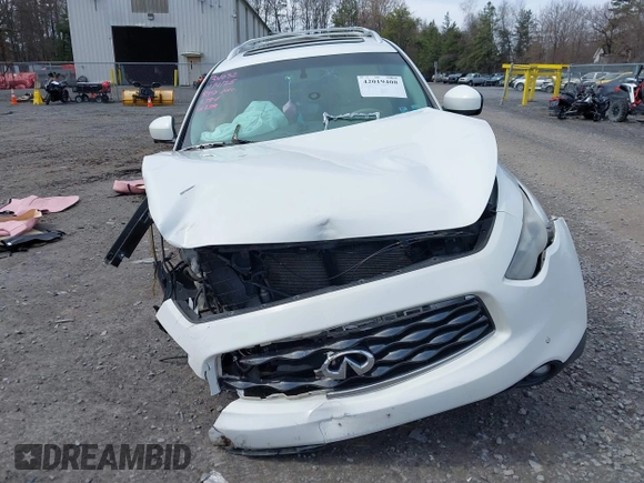 2011 Infiniti FX with VIN JN8AS1MW1BM140576, listed as a IAAI auction lot 42019408 with 146,346 mi miles. Bid and sale history available at carsss.com. Image 11.