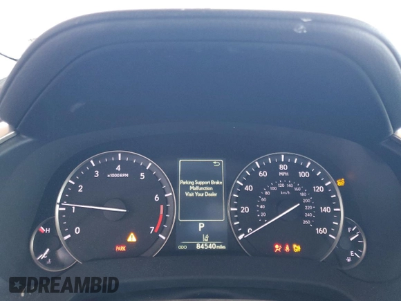 2022 Lexus RX 350 with VIN 2T2HZMAAXNC244996, listed as a Copart auction lot 61692215 with 84,540 mi miles and Salvage title. Bid and sale history available at DreamBid. Image 9.