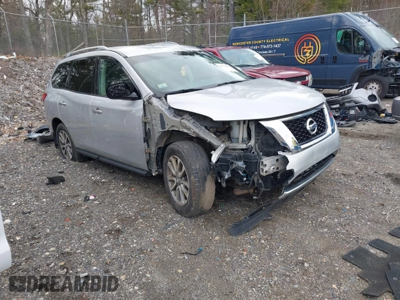 2016 Nissan Pathfinder S with VIN 5N1AR2MM7GC609075, listed as a IAAI auction lot 41936684 with 114,968 mi miles and . Bid and sale history available at DreamBid. Image 1.