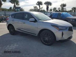 2024 Acura RDX w/A-Spec Advance Package with VIN 5J8TC2H83RL015602, listed as a Copart auction lot 75796424 with 11,217 mi miles and Salvage Title. Bid and sale history available at carsss.com. Image 4.