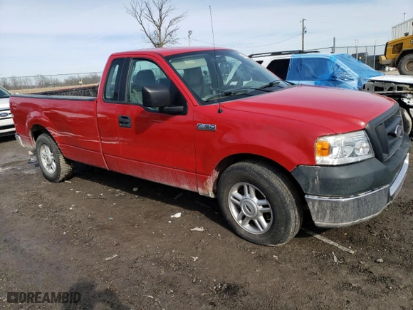 2005 Ford F-150 XL with VIN 1FTRF12225NA49687, listed as a Copart auction lot 44303845 with 83,817 mi miles and Clean Title. Bid and sale history available at carsss.com. Image 4.