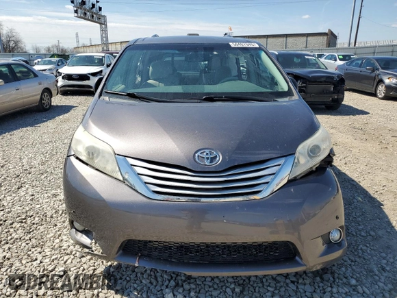 2014 Toyota Sienna Ltd with VIN 5TDDK3DC8ES093131, listed as a Copart auction lot 50407045 with 0 mi miles and Salvage Title. Bid and sale history available at carsss.com. Image 5.