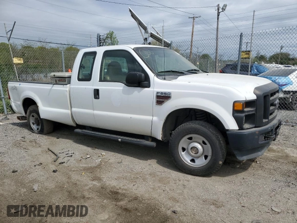 2008 Ford Super Duty F-250 SRW XL with VIN 1FTSX21R58EE11907, listed as a Copart auction lot 51652285 with 155,754 mi miles and Clean Title. Bid and sale history available at carsss.com. Image 4.