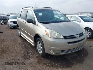 2005 Toyota Sienna CE z VIN 5TDZA23C75S312147, wystawiony jako IAAI lot #41513436 z przebiegiem 87 473 mil mil oraz . Historia ofert i sprzedaży dostępna na DreamBid. Obrazek 1.