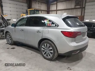 2014 Acura MDX Tech Pkg with VIN 5FRYD4H40EB041886, listed as a IAAI auction lot 41653047 with 85,888 mi miles. Bid and sale history available at carsss.com. Image 3.