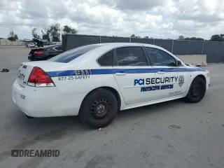 2012 Chevrolet Impala Police Police z VIN 2G1WD5E39C1322930, wystawiony jako Copart lot #55292425 z przebiegiem 138 272 mil mil oraz Nie do naprawy • Non repairable. Historia ofert i sprzedaży dostępna na DreamBid. Obrazek 3.