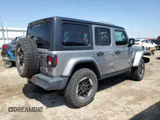 2019 Jeep Wrangler Unlimited Sahara with VIN 1C4HJXEN4KW507772, listed as a Copart auction lot 52104825 with 74,527 mi miles and Clean title. Bid and sale history available at DreamBid. Image 3.