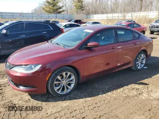 2015 Chrysler 200 S z VIN 1C3CCCBB6FN566037, wystawiony jako Copart lot #48161095 z przebiegiem 112 406 mil mil oraz Czysty tytuł • Clean title. Historia ofert i sprzedaży dostępna na DreamBid. Obrazek 1.
