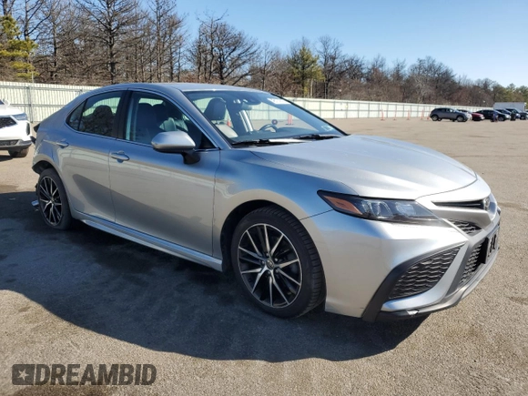 2021 Toyota Camry SE Nightshade with VIN 4T1G11AK5MU465451, listed as a Copart auction lot 48174715 with 72,519 mi miles and Salvage Title. Bid and sale history available at carsss.com. Image 4.