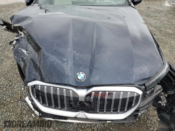 2024 BMW 5 Series 530i with VIN WBA43FJ04RCP70866, listed as a Copart auction lot 49156375 with 0 mi miles and Salvage Title. Bid and sale history available at carsss.com. Image 11.