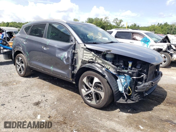 2018 Hyundai Tucson Sport z VIN KM8J33ALXJU764322, wystawiony jako Copart lot #59739985 z przebiegiem 79 882 mil mil oraz Szkoda całkowita • Salvage title. Historia ofert i sprzedaży dostępna na DreamBid. Obrazek 4.