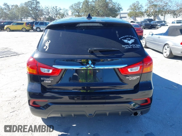 2019 Mitsubishi Outlander Sport ES 2.0 with VIN JA4AP3AUXKU015002, listed as a IAAI auction lot 41299231 with 56,266 mi miles. Bid and sale history available at carsss.com. Image 17.