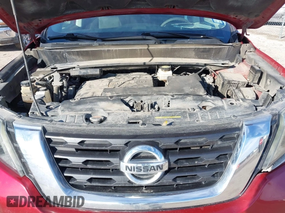 2017 Nissan Pathfinder SV with VIN 5N1DR2MMXHC650993, listed as a IAAI auction lot 41460677 with 176,033 mi miles. Bid and sale history available at carsss.com. Image 10.