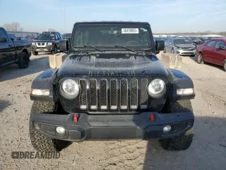 2021 Jeep Wrangler Unlimited Rubicon with VIN 1C4HJXFN6MW559471, listed as a Copart auction lot 48459855 with 33,495 mi miles and Salvage title. Bid and sale history available at DreamBid. Image 5.