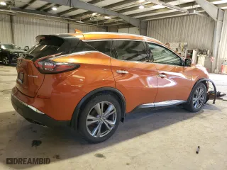 2019 Nissan Murano SV with VIN 5N1AZ2MJXKN116901, listed as a Copart auction lot 47954835 with 88,180 mi miles and Salvage Title. Bid and sale history available at carsss.com. Image 3.