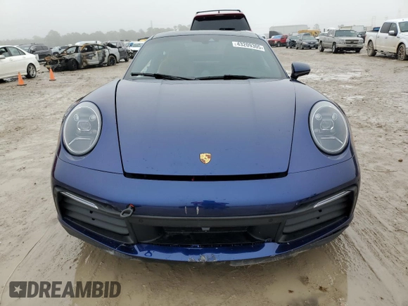 2024 Porsche 911 Carrera S with VIN WP0AB2A92RS221446, listed as a Copart auction lot 43209305 with 1,855 mi miles and Clean Title. Bid and sale history available at carsss.com. Image 5.