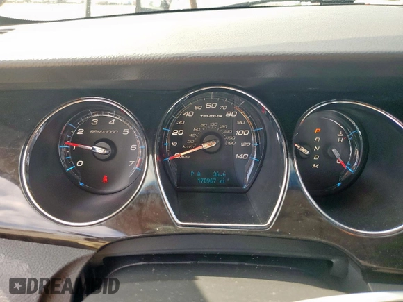 2010 Ford Taurus Limited with VIN 1FAHP2FW0AG134303, listed as a Copart auction lot 53613505 with 170,967 mi miles and Clean title. Bid and sale history available at DreamBid. Image 9.