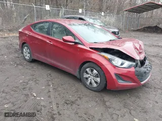 2016 Hyundai Elantra SE with VIN 5NPDH4AE3GH795148, listed as a IAAI auction lot 41504025 with 111,098 mi miles. Bid and sale history available at carsss.com. Image 1.