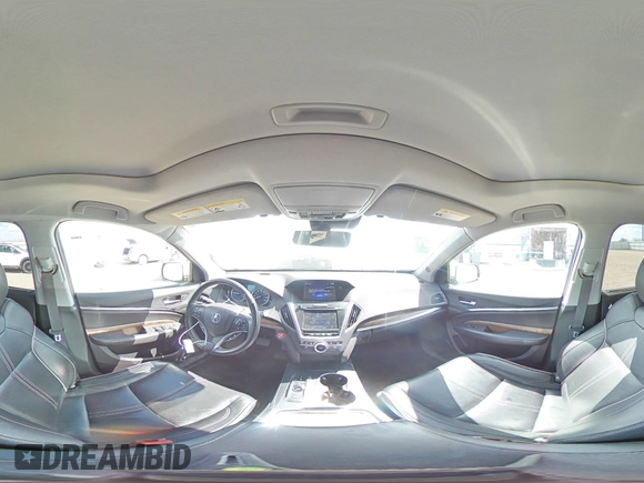 2017 Acura MDX Advance with VIN 5FRYD4H85HB004355, listed as a Copart auction lot 53860985 with 68,241 mi miles and Salvage title. Bid and sale history available at DreamBid. Image 16.