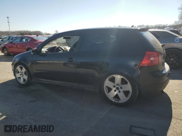 2009 Volkswagen Rabbit S with VIN WVWAB71K59W104212, listed as a Copart auction lot 46642025 with 149,001 mi miles and Salvage title. Bid and sale history available at DreamBid. Image 2.