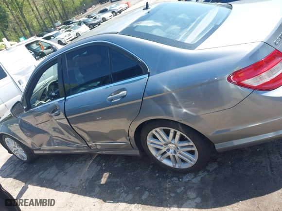 2009 Mercedes-Benz C-Class 3.0L Sport with VIN WDDGF54X69R065547, listed as a IAAI auction lot 41985870 with 247,869 mi miles. Bid and sale history available at carsss.com. Image 14.