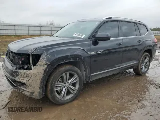 2018 Volkswagen Atlas SE with VIN 1V2FR2CA2JC570337, listed as a Copart auction lot 42166595 with 55,997 mi miles and Salvage title. Bid and sale history available at DreamBid. Image 1.