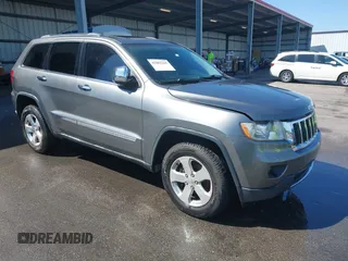 2012 Jeep Grand Cherokee Limited with VIN 1C4RJEBG1CC258123, listed as a IAAI auction lot 42065345 with 168,852 mi miles. Bid and sale history available at carsss.com. Image 1.