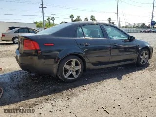 2005 Acura TL with VIN 19UUA66275A060984, listed as a Copart auction lot 53052115 with 223,335 mi miles and Salvage Title. Bid and sale history available at carsss.com. Image 3.