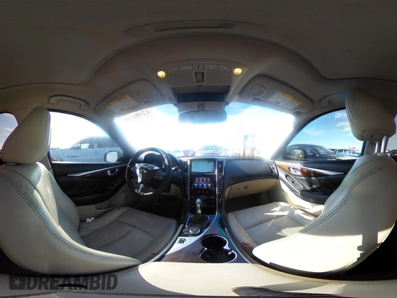2014 Infiniti Q50 Premium with VIN JN1BV7AP0EM687787, listed as a IAAI auction lot 42084288 with 109,499 mi miles and . Bid and sale history available at carsss.com. Image 18.