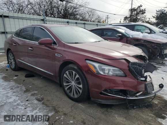 2017 Buick LaCrosse Preferred with VIN 1G4ZN5SS8HU201018, listed as a Copart auction lot 42008765 with 56,669 mi miles and Salvage Title. Bid and sale history available at carsss.com. Image 4.