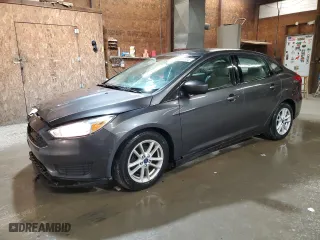 2018 Ford Focus SE with VIN 1FADP3F25JL225043, listed as a Copart auction lot 48569315 with 106,266 mi miles and Salvage Title. Bid and sale history available at carsss.com. Image 1.