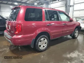 2005 Honda Pilot EX-L with VIN 5FNYF185X5B047522, listed as a Copart auction lot 55839695 with 237,707 mi miles and Salvage title. Bid and sale history available at DreamBid. Image 3.
