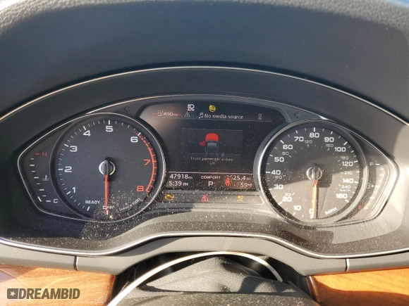 2021 Audi Q5 Premium with VIN WA1AAAFY5M2005042, listed as a Copart auction lot 46650665 with 47,918 mi miles and Salvage Title. Bid and sale history available at carsss.com. Image 9.