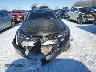 2009 Lexus IS 250 with VIN JTHCK262092030580, listed as a Copart auction lot 87712785 with 171,343 mi miles and Salvage Title. Bid and sale history available at DreamBid. Image 5.