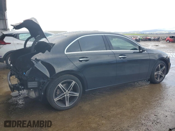 2021 Mercedes-Benz A 220 with VIN W1K3G4EB2MJ315124, listed as a Copart auction lot 87285244 with 26,914 mi miles and Salvage Title. Bid and sale history available at DreamBid. Image 3.
