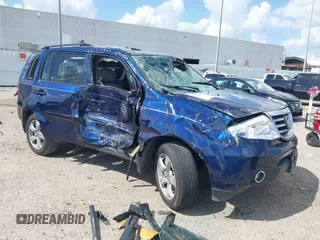 2013 Honda Pilot EX-L with VIN 5FNYF3H57DB034298, listed as a IAAI auction lot 42520711 with Not provided miles and . Bid and sale history available at DreamBid. Image 1.