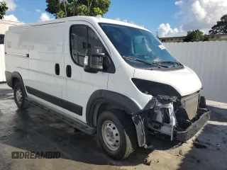 2023 Ram ProMaster Cargo with VIN 3C6LRVVG6PE584399, listed as a Copart auction lot 46678675 with Not Provided miles and Clean Title. Bid and sale history available at DreamBid. Image 4.