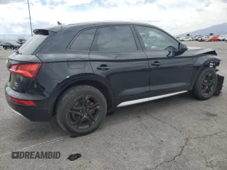 2018 Audi Q5 Premium with VIN WA1ANAFY9J2105578, listed as a Copart auction lot 55483725 with 82,141 mi miles and Salvage title. Bid and sale history available at DreamBid. Image 3.