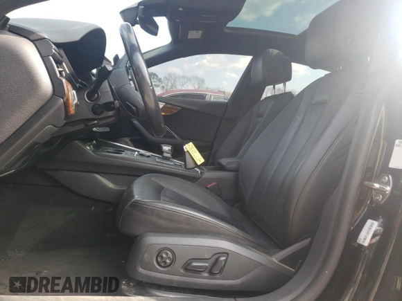 2019 Audi A5 Sportback Premium with VIN WAUANCF58KA063254, listed as a Copart auction lot 47651665 with 86,148 mi miles and Salvage Title. Bid and sale history available at carsss.com. Image 7.