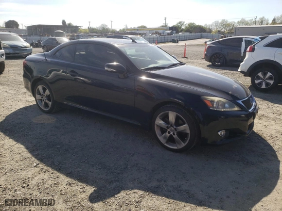 2011 Lexus IS 250C with VIN JTHFF2C23B2515419, listed as a Copart auction lot 50800855 with 170,079 mi miles and Salvage Title. Bid and sale history available at carsss.com. Image 4.