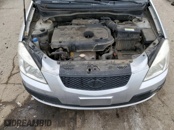 2007 Kia Rio LX with VIN KNADE123276224715, listed as a Copart auction lot 43191905 with 0 mi miles and Salvage Title. Bid and sale history available at carsss.com. Image 12.