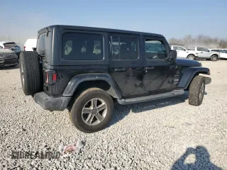 2021 Jeep Wrangler Unlimited Sahara with VIN 1C4HJXEN8MW668130, listed as a Copart auction lot 49049685 with Not provided miles and Salvage title. Bid and sale history available at DreamBid. Image 3.