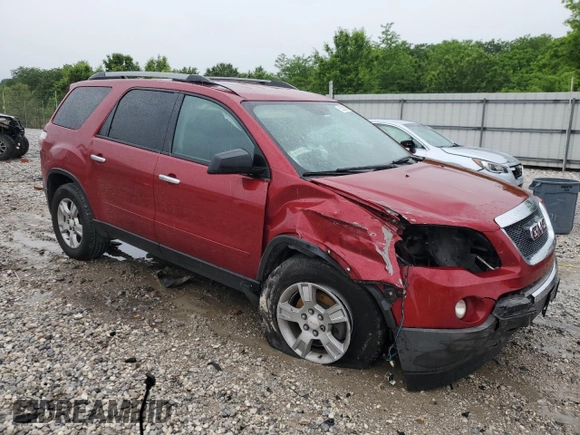 2012 GMC Acadia SLE with VIN 1GKKVPED3CJ392327, listed as a Copart auction lot 55230625 with 208,822 mi miles and Salvage title. Bid and sale history available at DreamBid. Image 4.