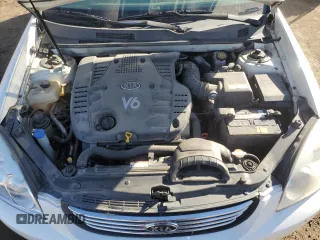 2007 Kia Optima EX with VIN KNAGE124075130358, listed as a Copart auction lot 44270255 with 120,132 mi miles and Salvage Title. Bid and sale history available at carsss.com. Image 11.