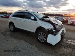 2007 Lincoln MKX with VIN 2LMDU68C27BJ05087, listed as a Copart auction lot 50074655 with 0 mi miles and Salvage Title. Bid and sale history available at carsss.com. Image 4.