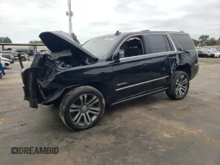 2018 GMC Yukon Denali with VIN 1GKS2CKJ1JR296853, listed as a Copart auction lot 70925544 with 0 mi miles and Salvage Title. Bid and sale history available at carsss.com. Image 1.