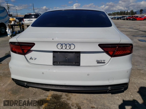 2016 Audi A7 3.0 Premium Plus with VIN WAUWGAFC2GN007670, listed as a Copart auction lot 41129154 with 109,204 mi miles and Salvage Title. Bid and sale history available at carsss.com. Image 6.